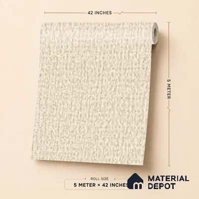 6858-5 | 5 Meter x 42 Inches Fabric Look Wallpaper - 57.41 Sq. Ft.