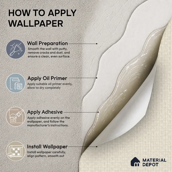 6849-2 | 5 Meter x 42 Inches Fabric Look Wallpaper - 57.41 Sq. Ft.