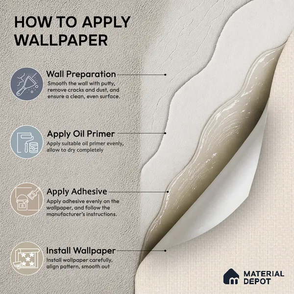 6849-1 | 5 Meter x 42 Inches Fabric Look Wallpaper - 57.41 Sq. Ft.