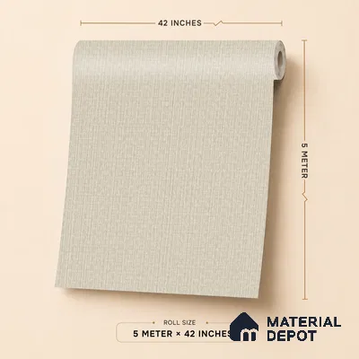 6849-3 | 5 Meter x 42 Inches Fabric Look Wallpaper - 57.41 Sq. Ft.