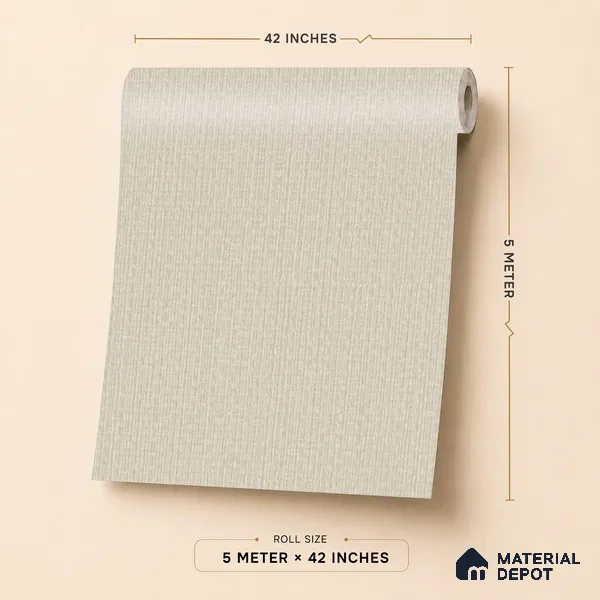 6849-3 | 5 Meter x 42 Inches Fabric Look Wallpaper - 57.41 Sq. Ft.