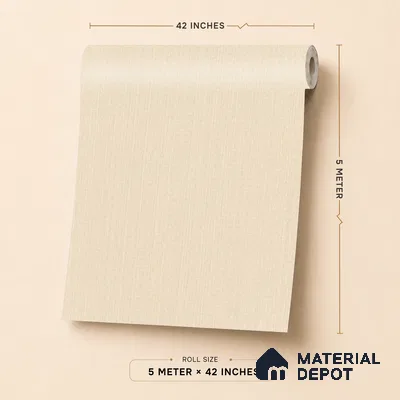6849-4 | 5 Meter x 42 Inches Fabric Look Wallpaper - 57.41 Sq. Ft.