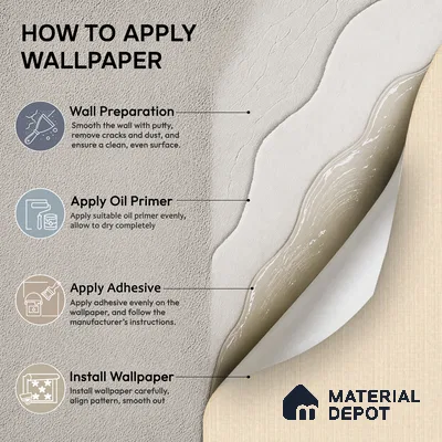 6849-4 | 5 Meter x 42 Inches Fabric Look Wallpaper - 57.41 Sq. Ft.