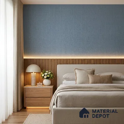 6849-5 | 5 Meter x 42 Inches Fabric Look Wallpaper - 57.41 Sq. Ft.