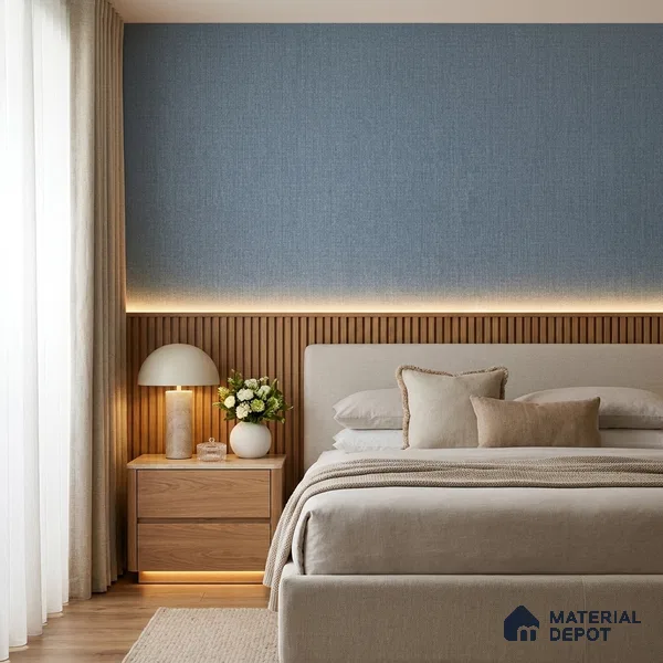 6849-5 | 5 Meter x 42 Inches Fabric Look Wallpaper - 57.41 Sq. Ft.