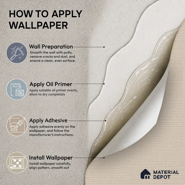 6848-4 | 5 Meter x 42 Inches Fabric Look Wallpaper - 57.41 Sq. Ft.