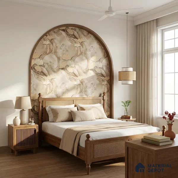 MH 204 | 10 Meter x 21 Inches Florals Look Wallpaper - 57.37 Sq. Ft.