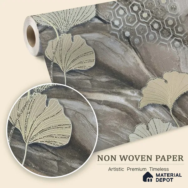 MH 204 | 10 Meter x 21 Inches Florals Look Wallpaper - 57.37 Sq. Ft.