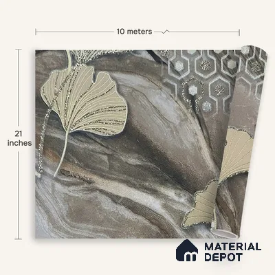 MH 204 | 10 Meter x 21 Inches Florals Look Wallpaper - 57.37 Sq. Ft.