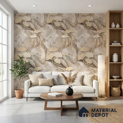 MH 204 | 10 Meter x 21 Inches Florals Look Wallpaper - 57.37 Sq. Ft.
