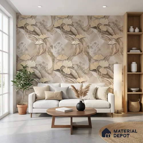 MH 204 | 10 Meter x 21 Inches Florals Look Wallpaper - 57.37 Sq. Ft.