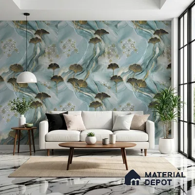 MH 205 | 10 Meter x 21 Inches Florals Look Wallpaper - 57.37 Sq. Ft.