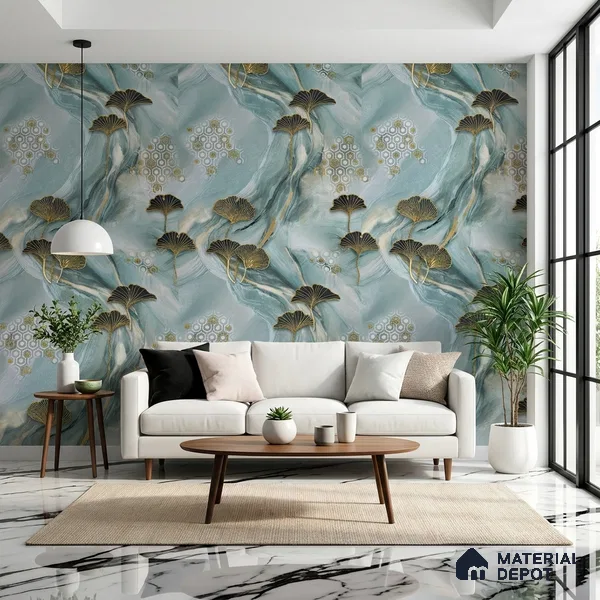 MH 205 | 10 Meter x 21 Inches Florals Look Wallpaper - 57.37 Sq. Ft.