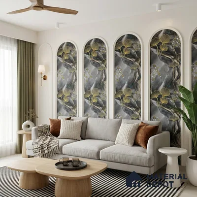 MH 206 | 10 Meter x 21 Inches Florals Look Wallpaper - 57.37 Sq. Ft.