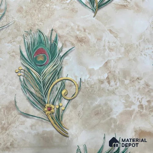 MH 212 | 10 Meter x 21 Inches Patterned Look Wallpaper - 57.37 Sq. Ft.