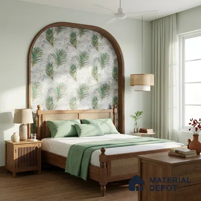 MH 213 | 10 Meter x 21 Inches Patterned Look Wallpaper - 57.37 Sq. Ft.