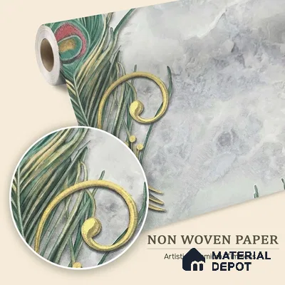 MH 213 | 10 Meter x 21 Inches Patterned Look Wallpaper - 57.37 Sq. Ft.