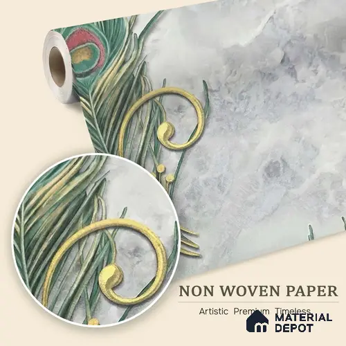 MH 213 | 10 Meter x 21 Inches Patterned Look Wallpaper - 57.37 Sq. Ft.
