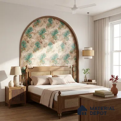 MH 214 | 10 Meter x 21 Inches Patterned Look Wallpaper - 57.37 Sq. Ft.