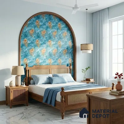 MH 211 | 10 Meter x 21 Inches Patterned Look Wallpaper - 57.37 Sq. Ft.