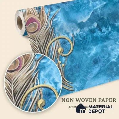 MH 211 | 10 Meter x 21 Inches Patterned Look Wallpaper - 57.37 Sq. Ft.