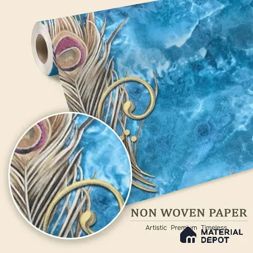 MH 211 | 10 Meter x 21 Inches Patterned Look Wallpaper - 57.37 Sq. Ft.