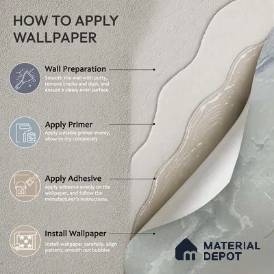 MH 209 | 10 Meter x 21 Inches Marble Look Wallpaper - 57.37 Sq. Ft.