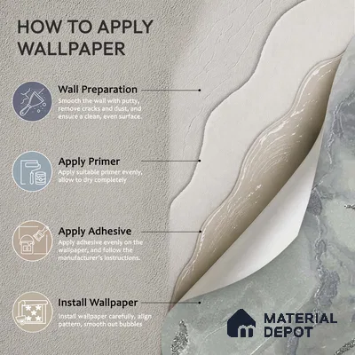 MH 210 | 10 Meter x 21 Inches Marble Look Wallpaper - 57.37 Sq. Ft.
