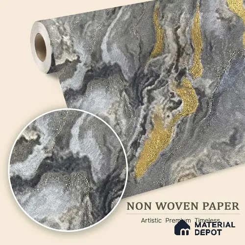 MH 260 | 10 Meter x 21 Inches Marble Look Wallpaper - 57.37 Sq. Ft.