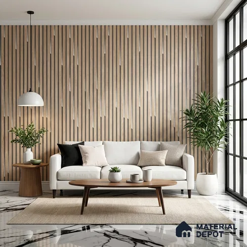 MH 254 | 10 Meter x 21 Inches Wood Look Wallpaper - 57.37 Sq. Ft.