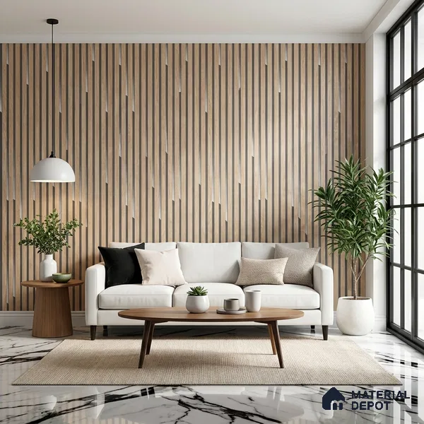 MH 254 | 10 Meter x 21 Inches Wood Look Wallpaper - 57.37 Sq. Ft.