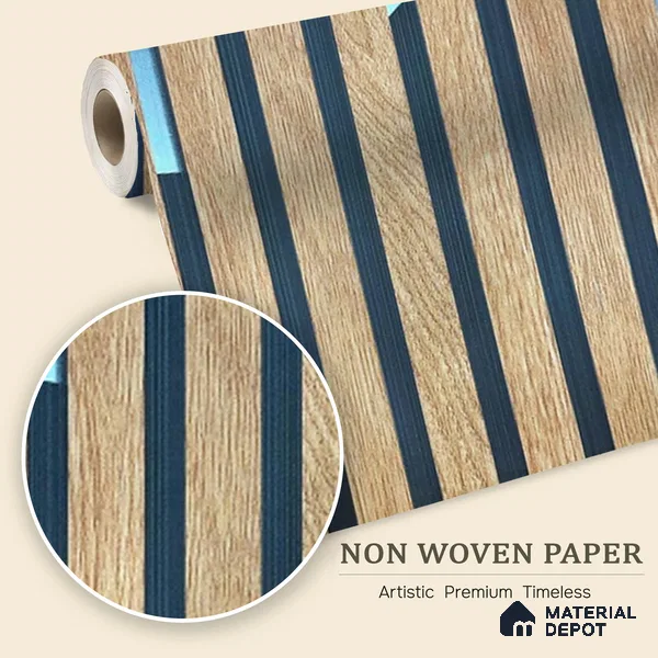 MH 256 | 10 Meter x 21 Inches Wood Look Wallpaper - 57.37 Sq. Ft.