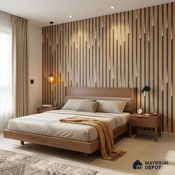 MH 255 | 10 Meter x 21 Inches Wood Look Wallpaper - 57.37 Sq. Ft.