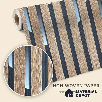 MH 255 | 10 Meter x 21 Inches Wood Look Wallpaper - 57.37 Sq. Ft.