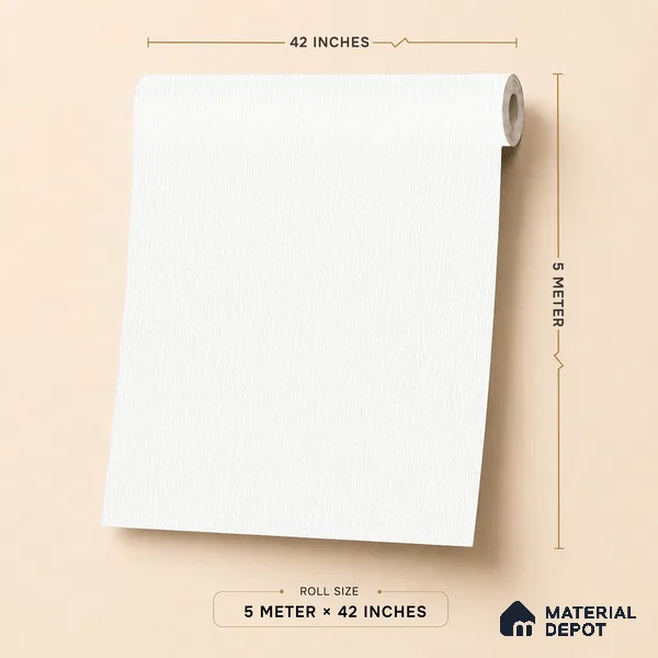 WH510-1 | 5 Meter x 42 Inches Plain Look Wallpaper - 57.41 Sq. Ft.