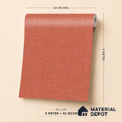 6857-6 | 5 Meter x 42 Inches Fabric Look Wallpaper - 57.41 Sq. Ft.