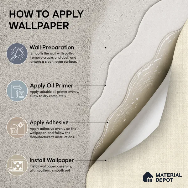 6857-4 | 5 Meter x 42 Inches Fabric Look Wallpaper - 57.41 Sq. Ft.