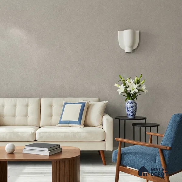 6855-3 | 5 Meter x 42 Inches Fabric Look Wallpaper - 57.41 Sq. Ft.