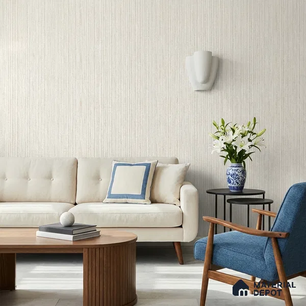 6838-1 | 5 Meter x 42 Inches Fabric Look Wallpaper - 57.41 Sq. Ft.
