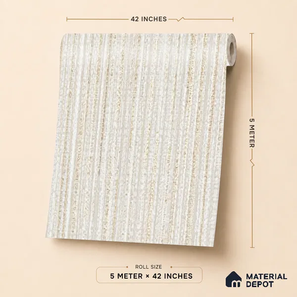6838-1 | 5 Meter x 42 Inches Fabric Look Wallpaper - 57.41 Sq. Ft.