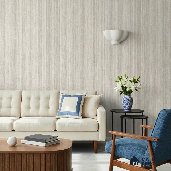 6838-2 | 5 Meter x 42 Inches Fabric Look Wallpaper - 57.41 Sq. Ft.