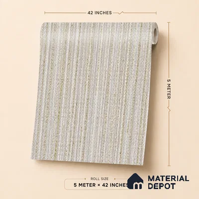6838-2 | 5 Meter x 42 Inches Fabric Look Wallpaper - 57.41 Sq. Ft.