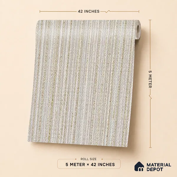 6838-2 | 5 Meter x 42 Inches Fabric Look Wallpaper - 57.41 Sq. Ft.