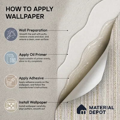 6838-2 | 5 Meter x 42 Inches Fabric Look Wallpaper - 57.41 Sq. Ft.