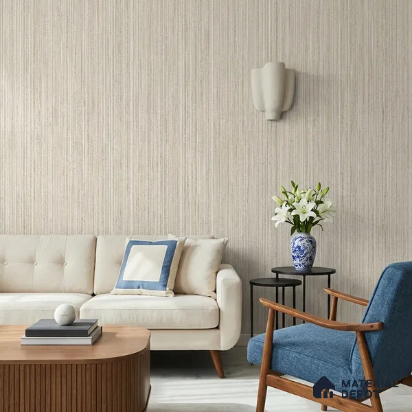 6838-3 | 5 Meter x 42 Inches Fabric Look Wallpaper - 57.41 Sq. Ft.