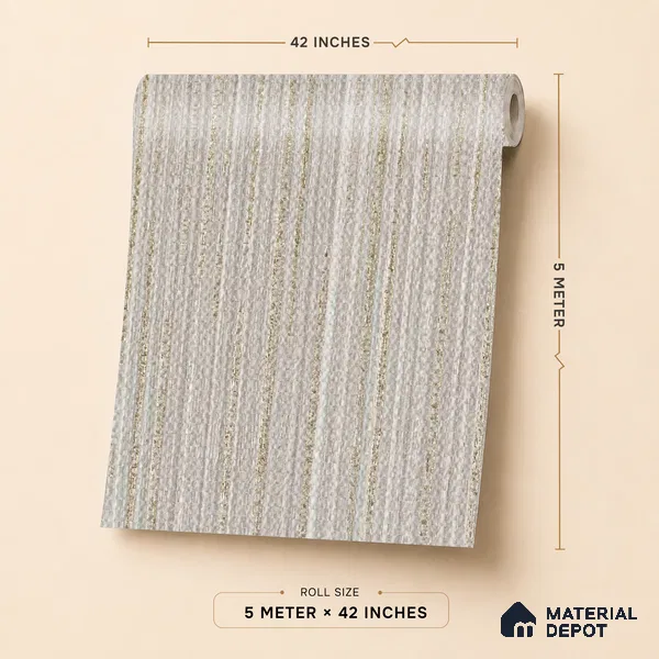 6838-3 | 5 Meter x 42 Inches Fabric Look Wallpaper - 57.41 Sq. Ft.