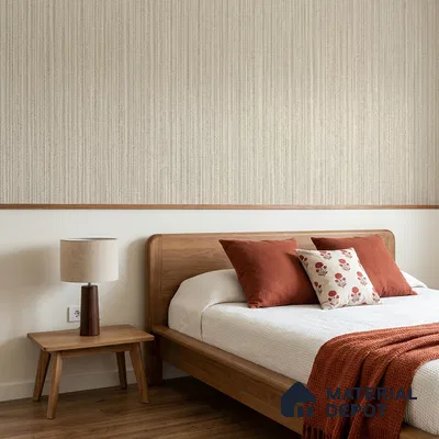6838-4 | 5 Meter x 42 Inches Fabric Look Wallpaper - 57.41 Sq. Ft.