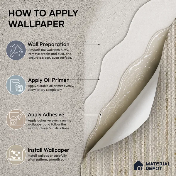 6838-4 | 5 Meter x 42 Inches Fabric Look Wallpaper - 57.41 Sq. Ft.