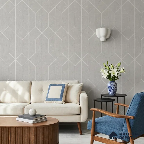 6842-2 | 5 Meter x 42 Inches Fabric Look Wallpaper - 57.41 Sq. Ft.
