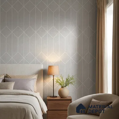 6842-2 | 5 Meter x 42 Inches Fabric Look Wallpaper - 57.41 Sq. Ft.